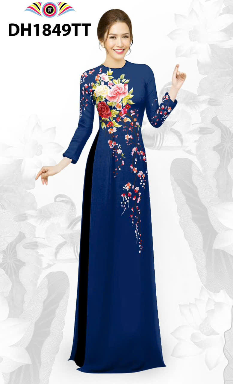 Pre-order: 3D Printed Ao Dai Women - Vietnamese Long Dress Ao Dai