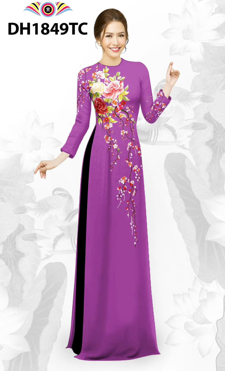Pre-order: 3D Printed Ao Dai Women - Vietnamese Long Dress Ao Dai