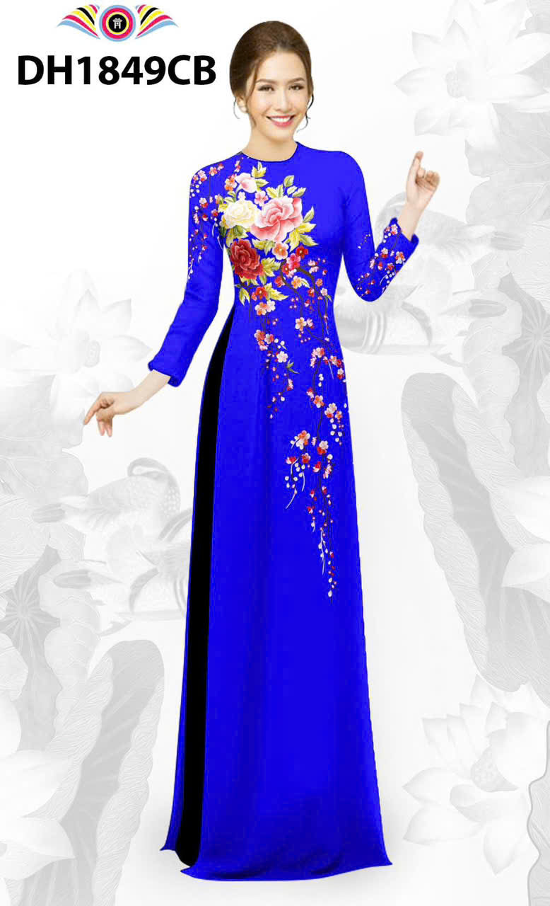 Pre-order: 3D Printed Ao Dai Women - Vietnamese Long Dress Ao Dai