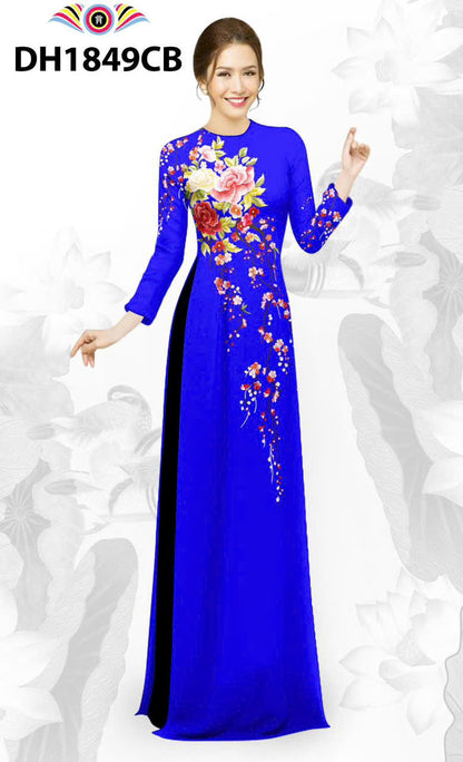 Pre-order: 3D Printed Ao Dai Women - Vietnamese Long Dress Ao Dai