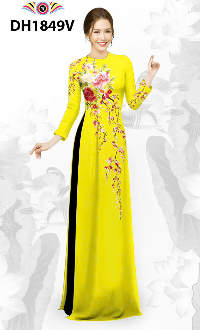 Pre-order: 3D Printed Ao Dai Women - Vietnamese Long Dress Ao Dai