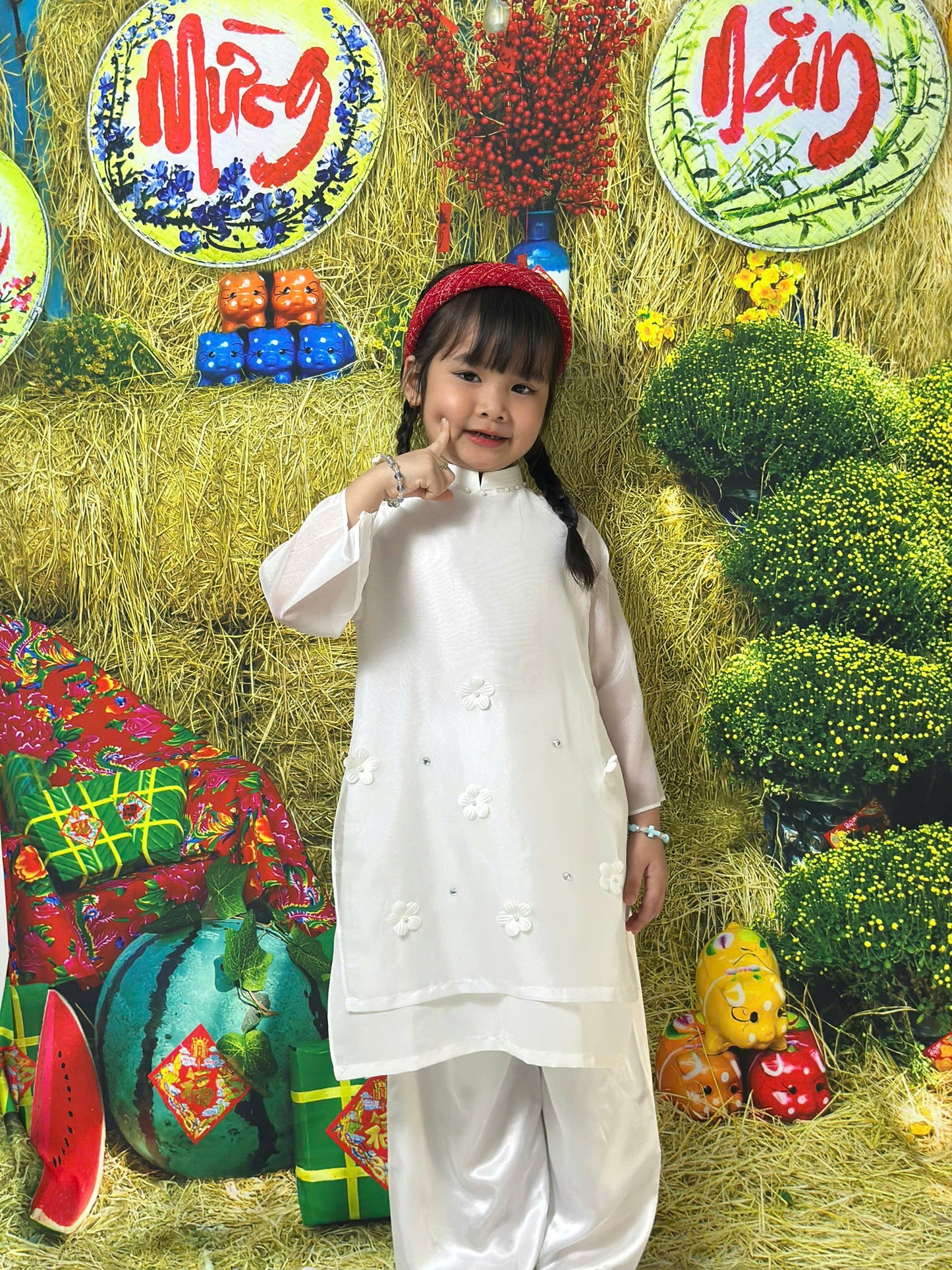 Vietnamese Ao Dai For Kid - Ao Dai For Daughter | Áo Dài Bé Gái