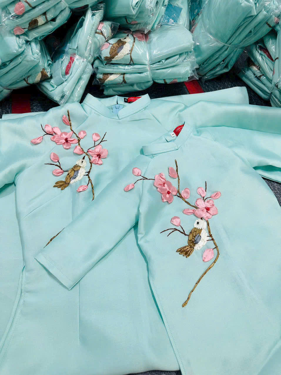 Mint Green Ao Dai For Girls - Ao Dai Dress