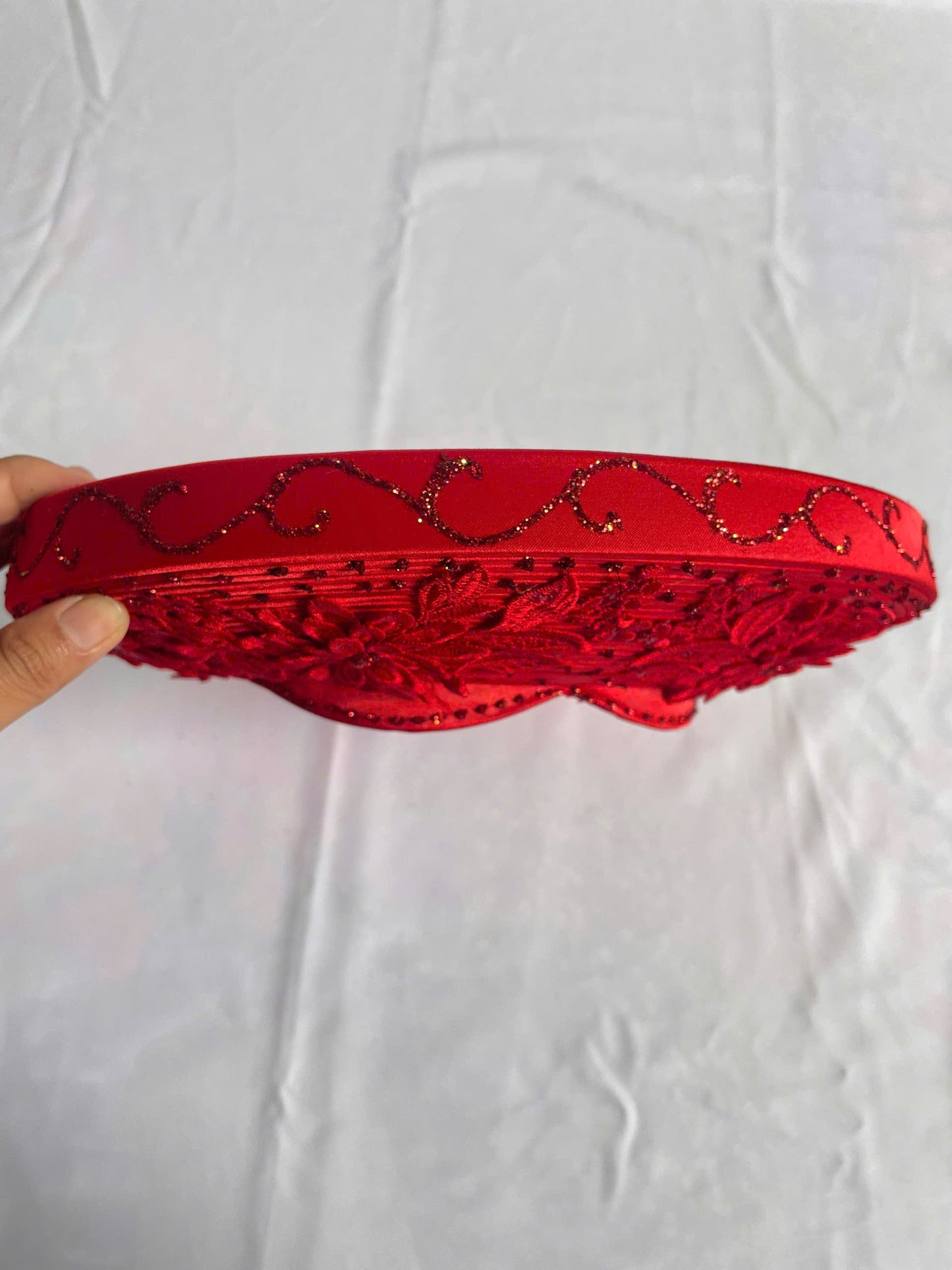 Red Hat Ao Dai For Bride - Headband for Ao Dai Dress - Khăn Đóng Cô Dâu