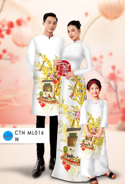 Pre-order: Vietnamese Traditional Ao Dai For Men\Women - White Ao Dai Vietnam