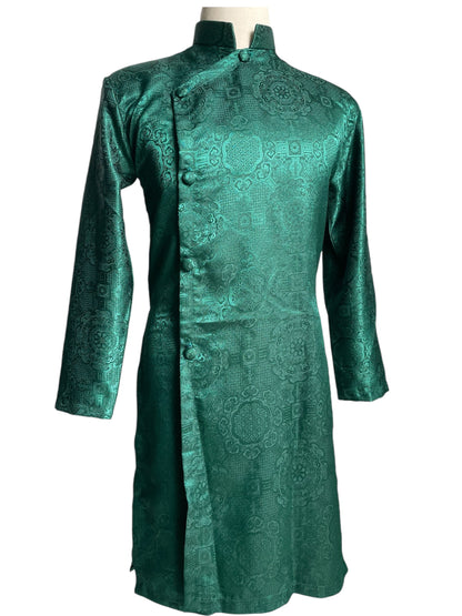 Green Gam Ao Dai For Men - Men Dress | Ao Dai For Groomsmen