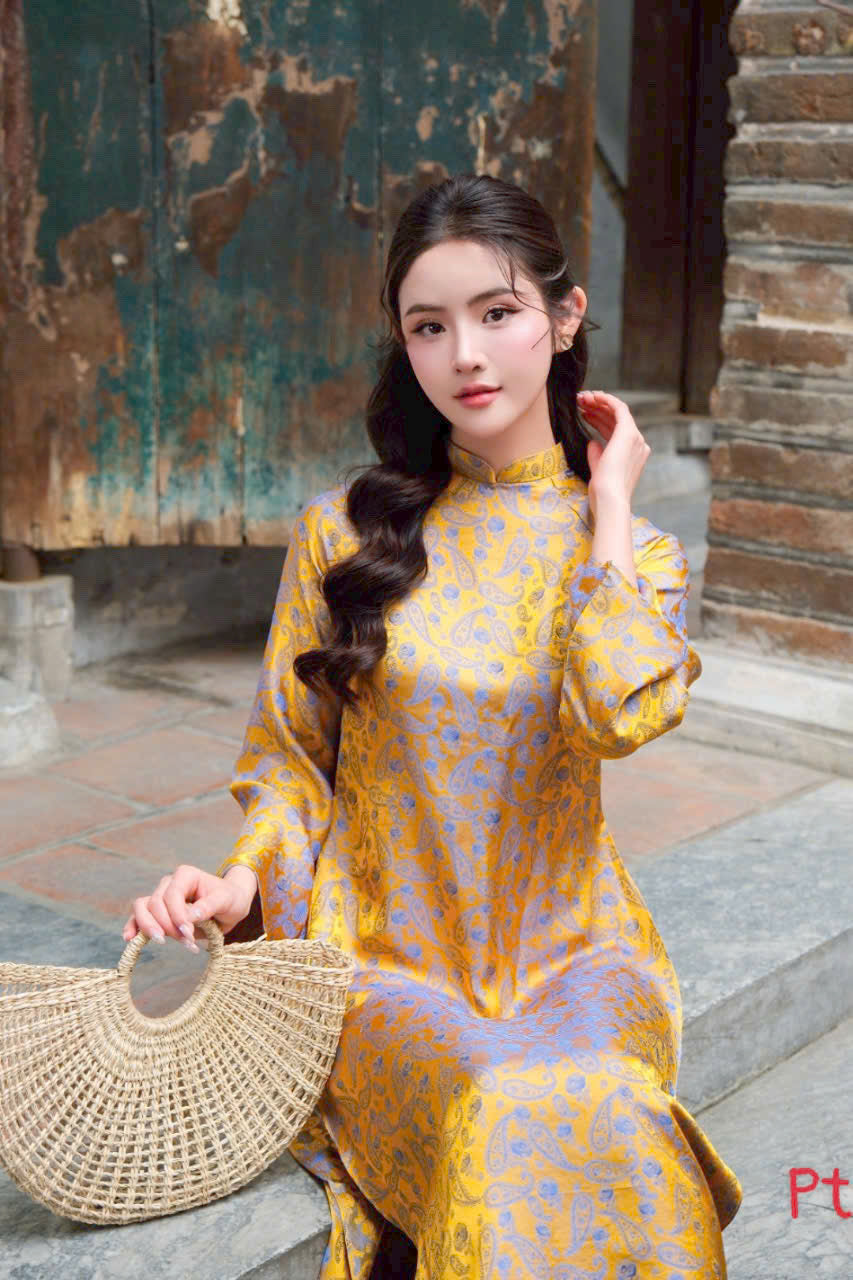 Pre-order Silk Ao Dai Dress| Vietnamese women's ao dai | Ao dai For Special Events