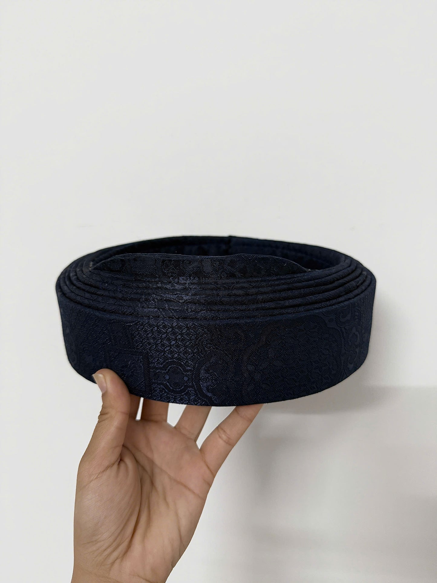 Navy Blue Hat Ao Dai For Groomsmen- Headband for Ao Dai Dress - Khăn Đóng Chú Rể