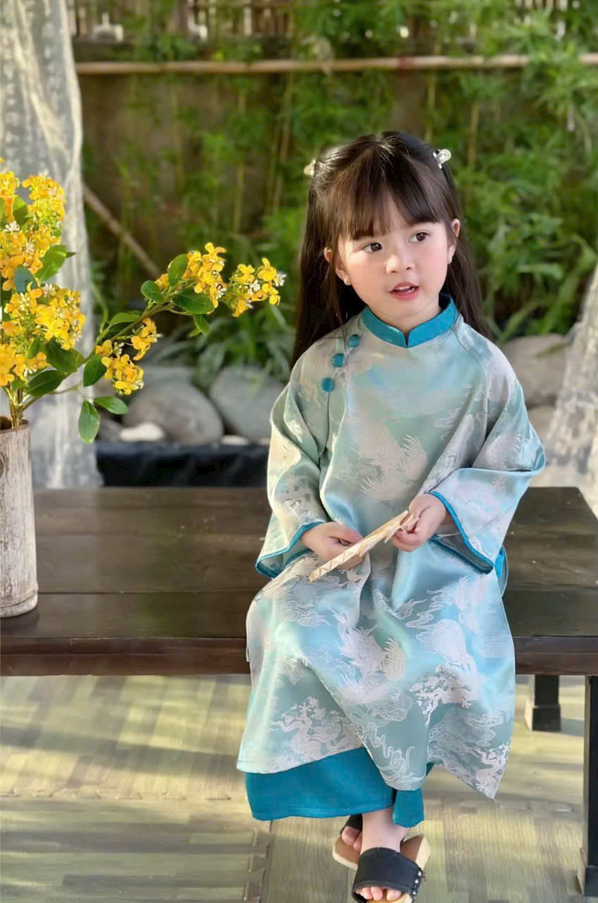 Ao Dai For Daughter - Baby Girls Ao Dai | Áo Dài Tết 2025