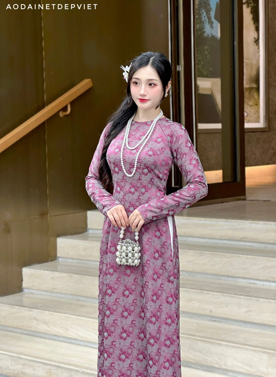 Áo Dài Tơ Lụa- Cao Cấp | Vietnamese women's ao dai | Ao dai special events