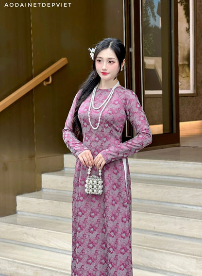 Áo Dài Tơ Lụa- Cao Cấp | Vietnamese women's ao dai | Ao dai special events