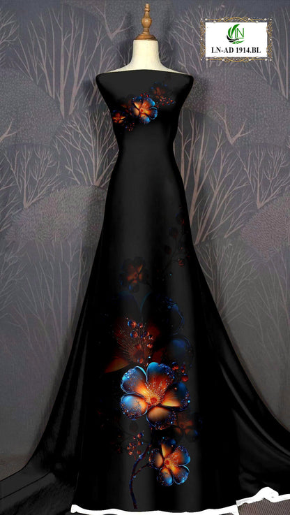 Pre-order: 3D Printed Silk Ao Dai For Women - Custom Traditional Ao Dai Style