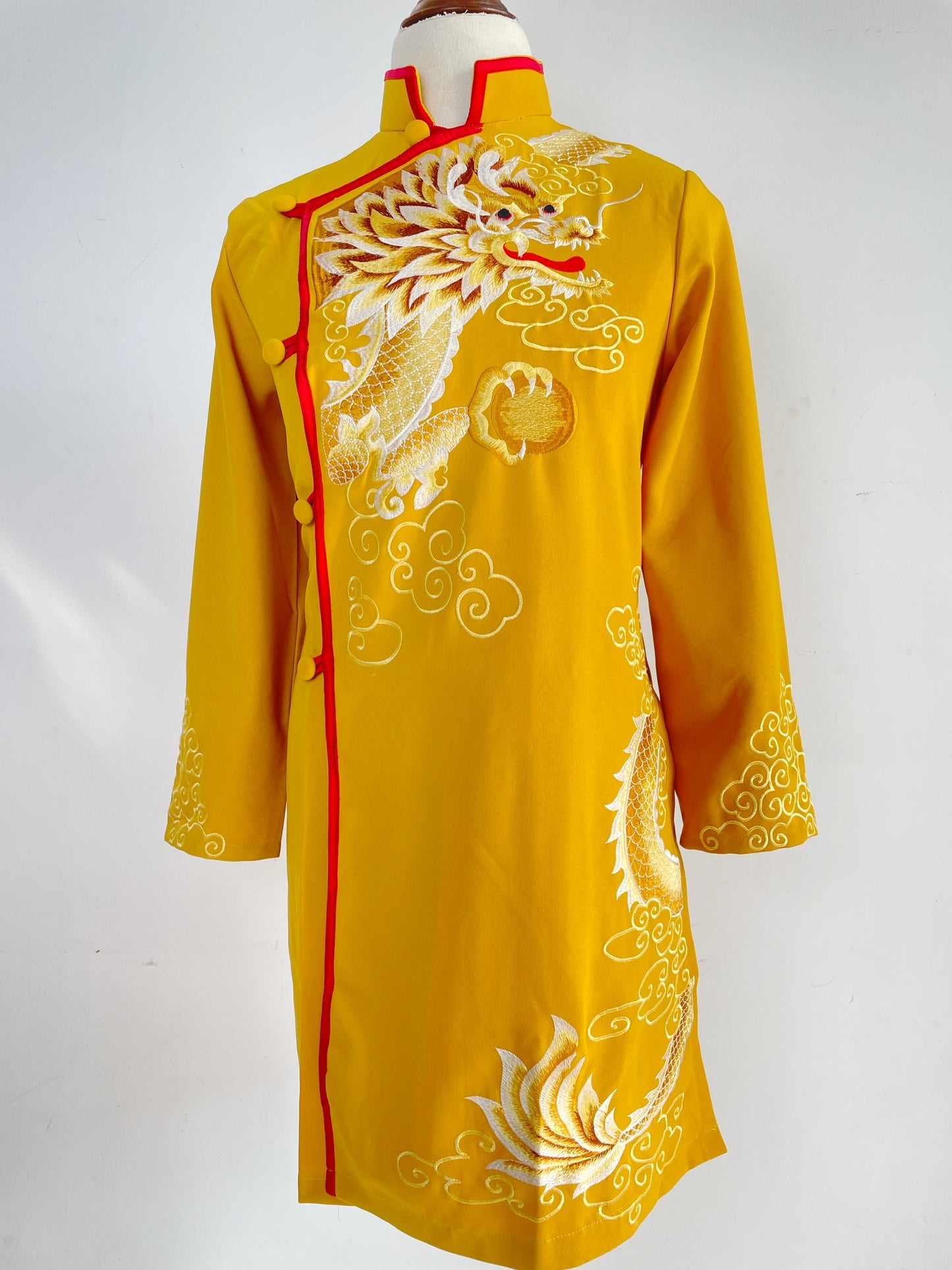 Yellow Ao Dai For Men - Vietnamese Ao Dai For Men | Men Dress