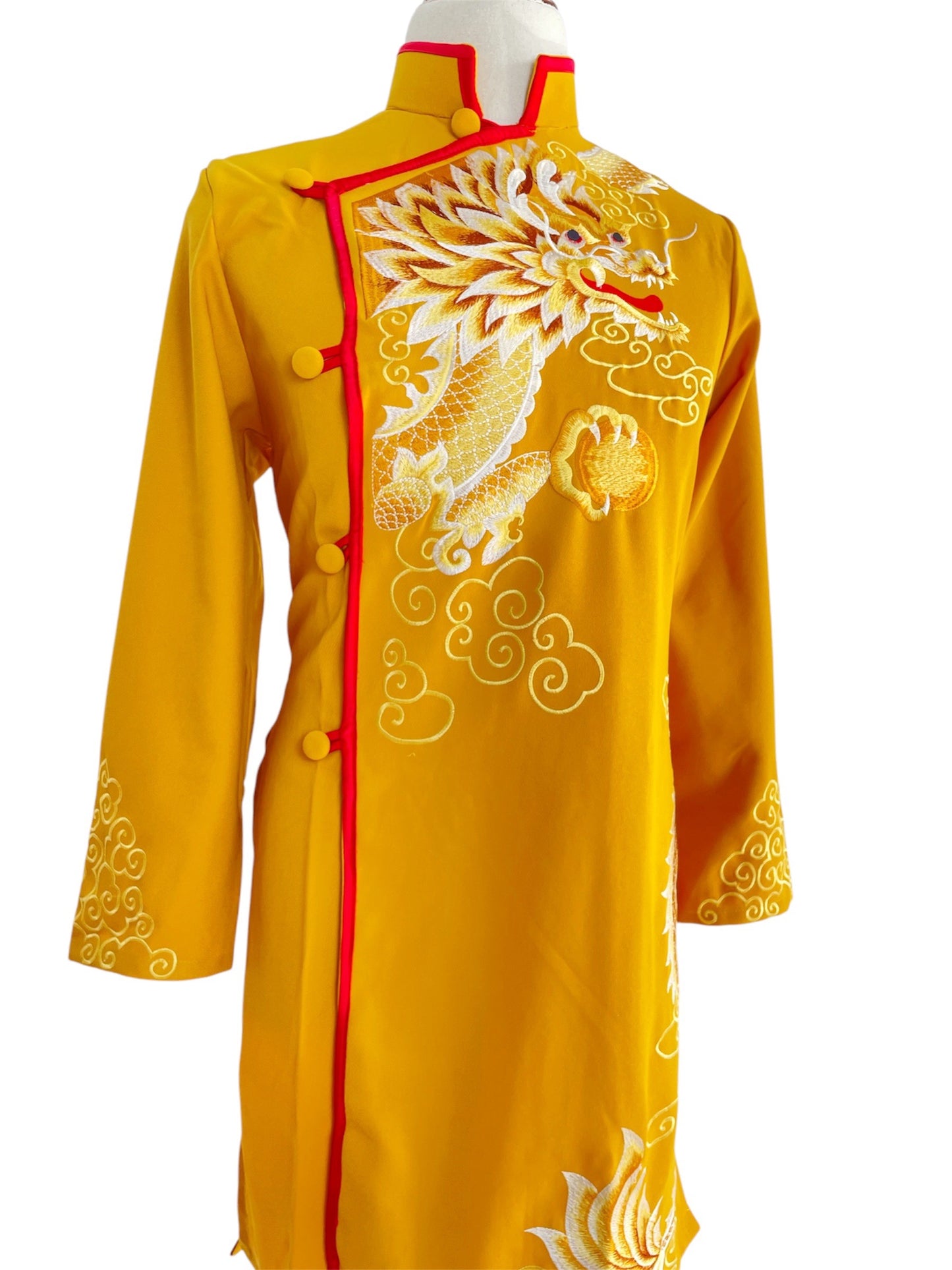 Yellow Ao Dai For Men - Vietnamese Ao Dai For Men | Men Dress