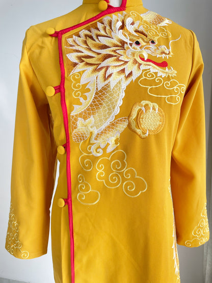 Yellow Ao Dai For Men - Vietnamese Ao Dai For Men | Men Dress