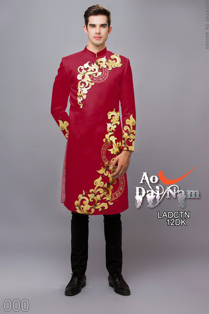 Pre-order Traditional Ao Dai For Men - 3D Printed Ao Dai Men