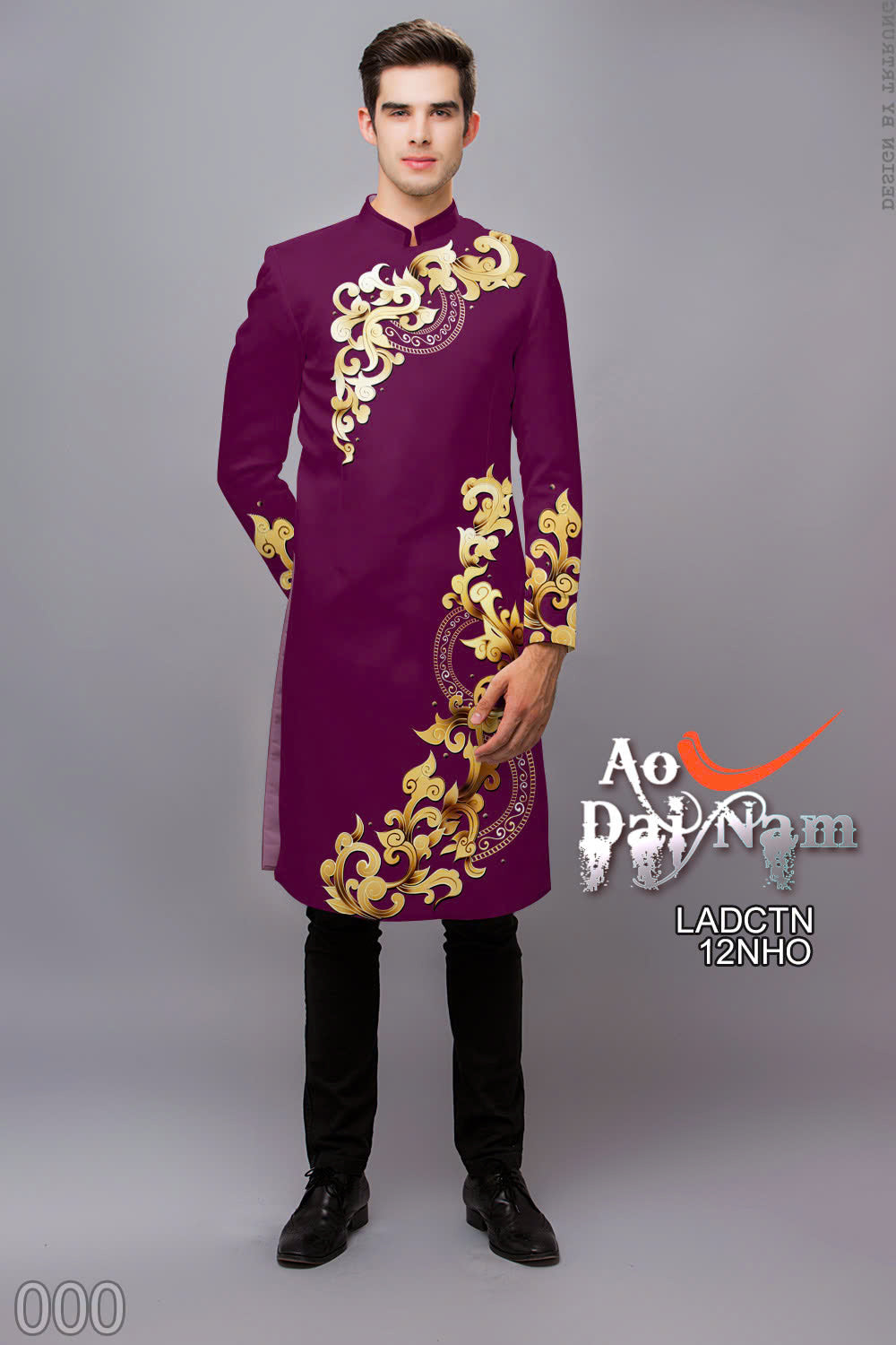 Pre-order Traditional Ao Dai For Men - 3D Printed Ao Dai Men