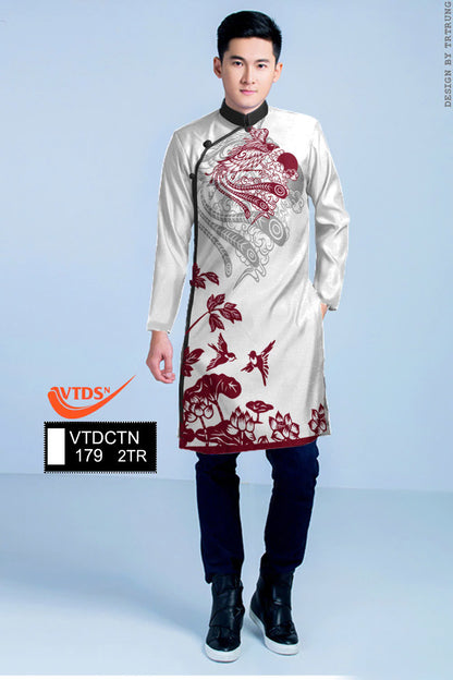 Ao Dai Nam | Men ao dai | Vietnamese Traditional Ao Dai For Men | Vietnamese Lunar New Year