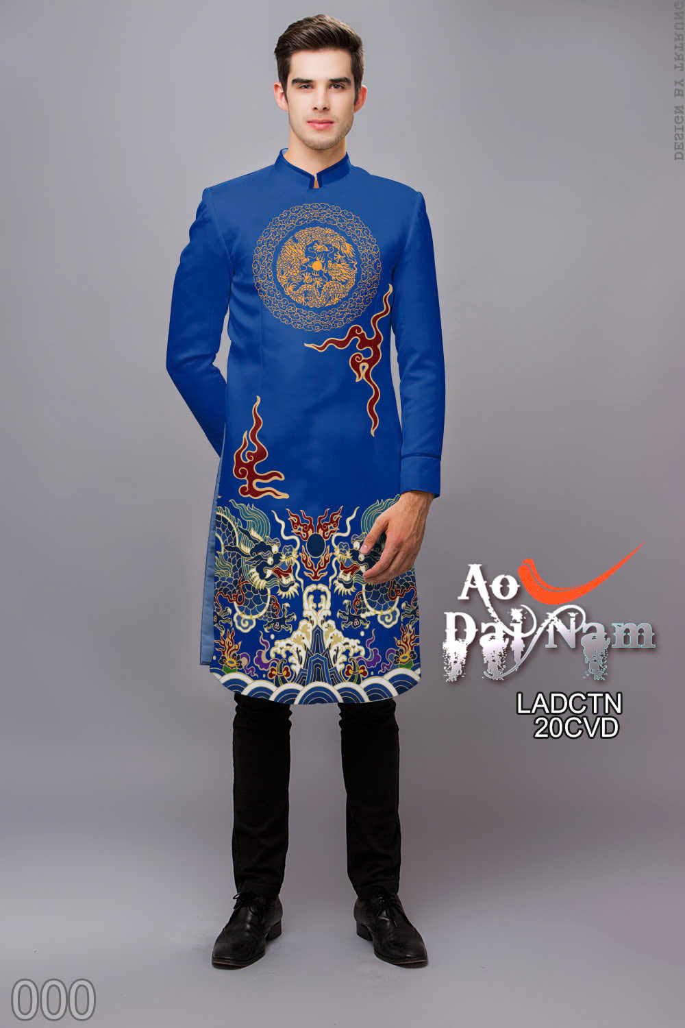 Men's Ao Dai - 3D Printed Men Ao Dai