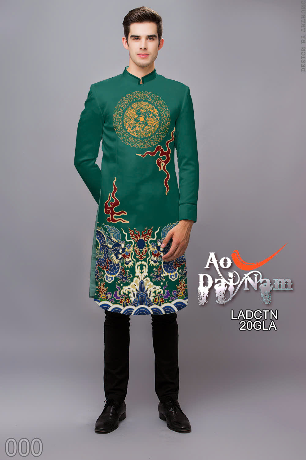 Men's Ao Dai - 3D Printed Men Ao Dai