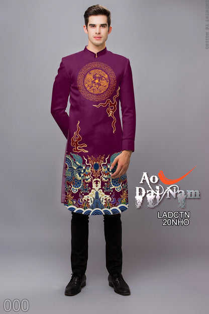 Men's Ao Dai - 3D Printed Men Ao Dai