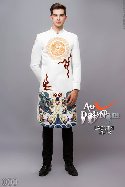 Men's Ao Dai - 3D Printed Men Ao Dai