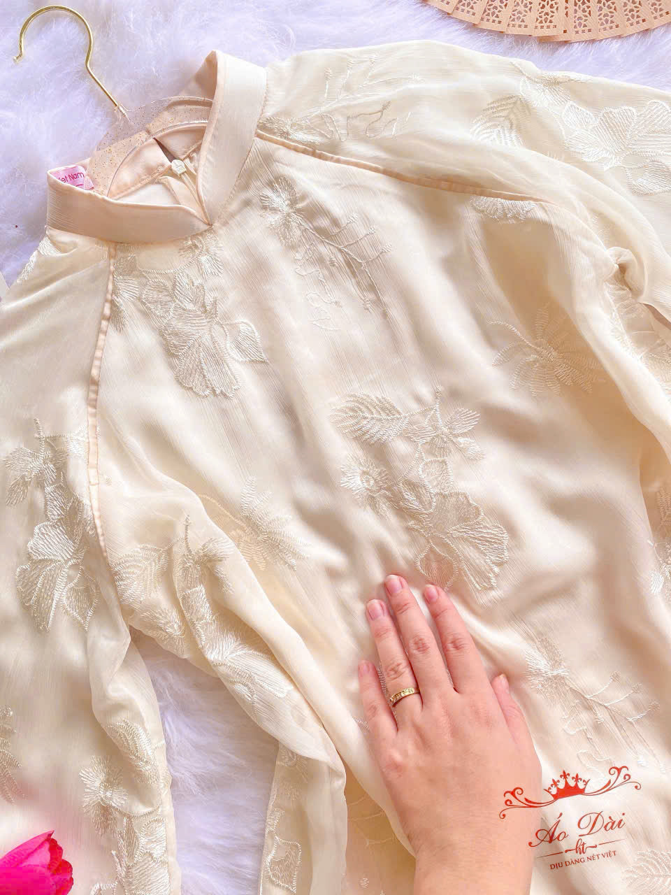 Eileen Traditional Vietnamese Ao Dai - Traditional Outfit for Women - With Pants