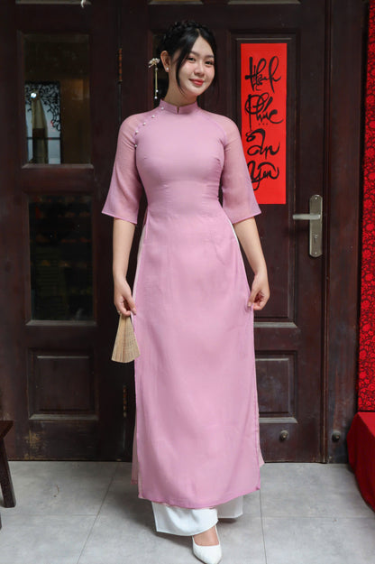 Pre-made Vietnamese Traditional Ao Dai - Women Ao Dai Set | CV-T1