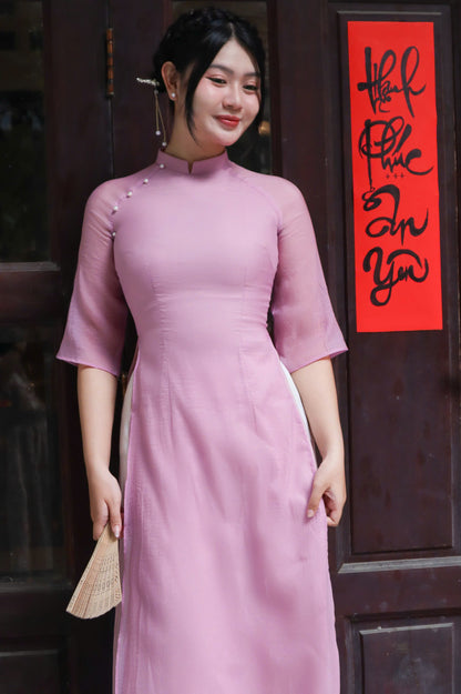 Pre-made Vietnamese Traditional Ao Dai - Women Ao Dai Set | CV-T1