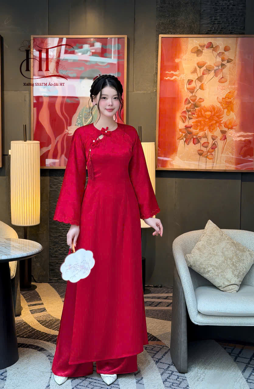 Pre-order: VAN LINH Modernized Ao Dai - Women Ao Dai with Pants