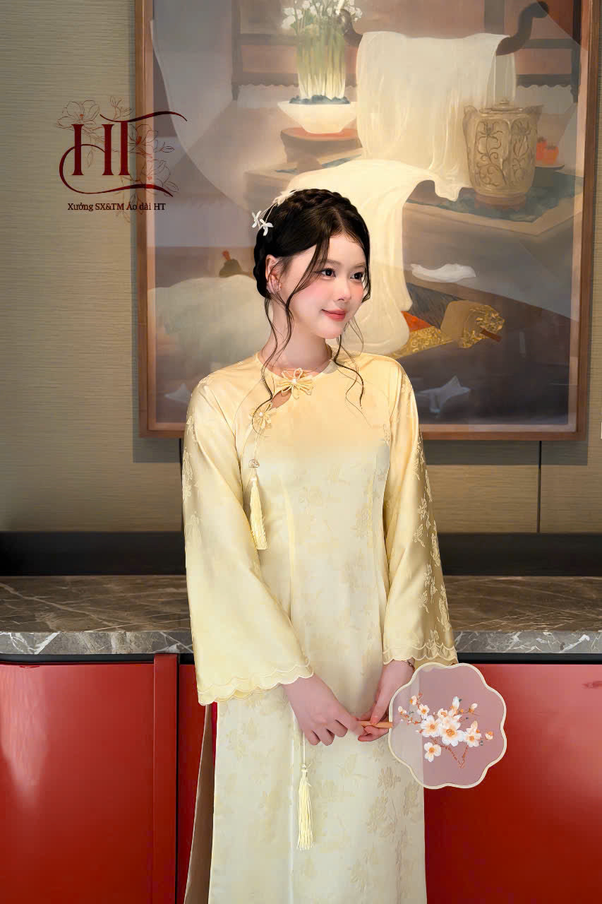 Pre-order: VAN LINH Modernized Ao Dai - Women Ao Dai with Pants