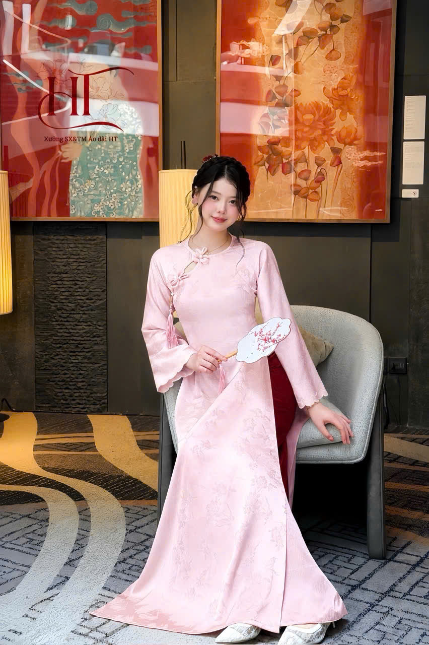 Pre-order: VAN LINH Modernized Ao Dai - Women Ao Dai with Pants