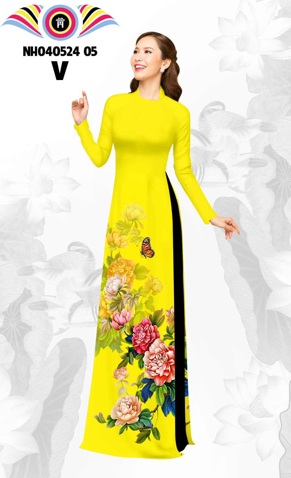 3D Printed Ao Dai Women - Vietnamese Long Dress Ao Dai - Áo Dài Bộ