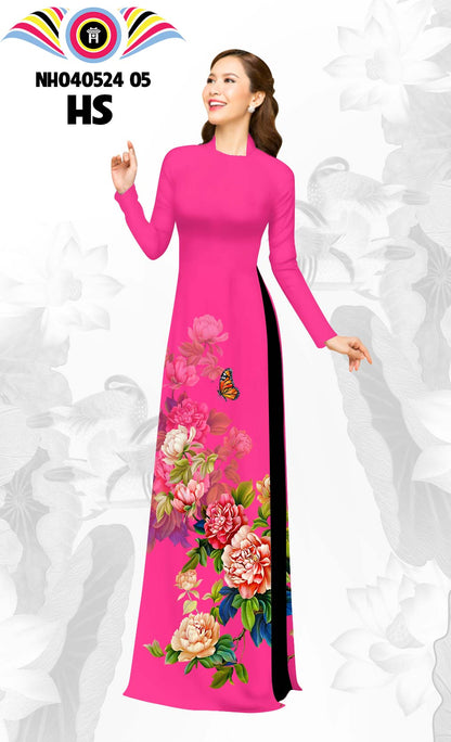 3D Printed Ao Dai Women - Vietnamese Long Dress Ao Dai - Áo Dài Bộ