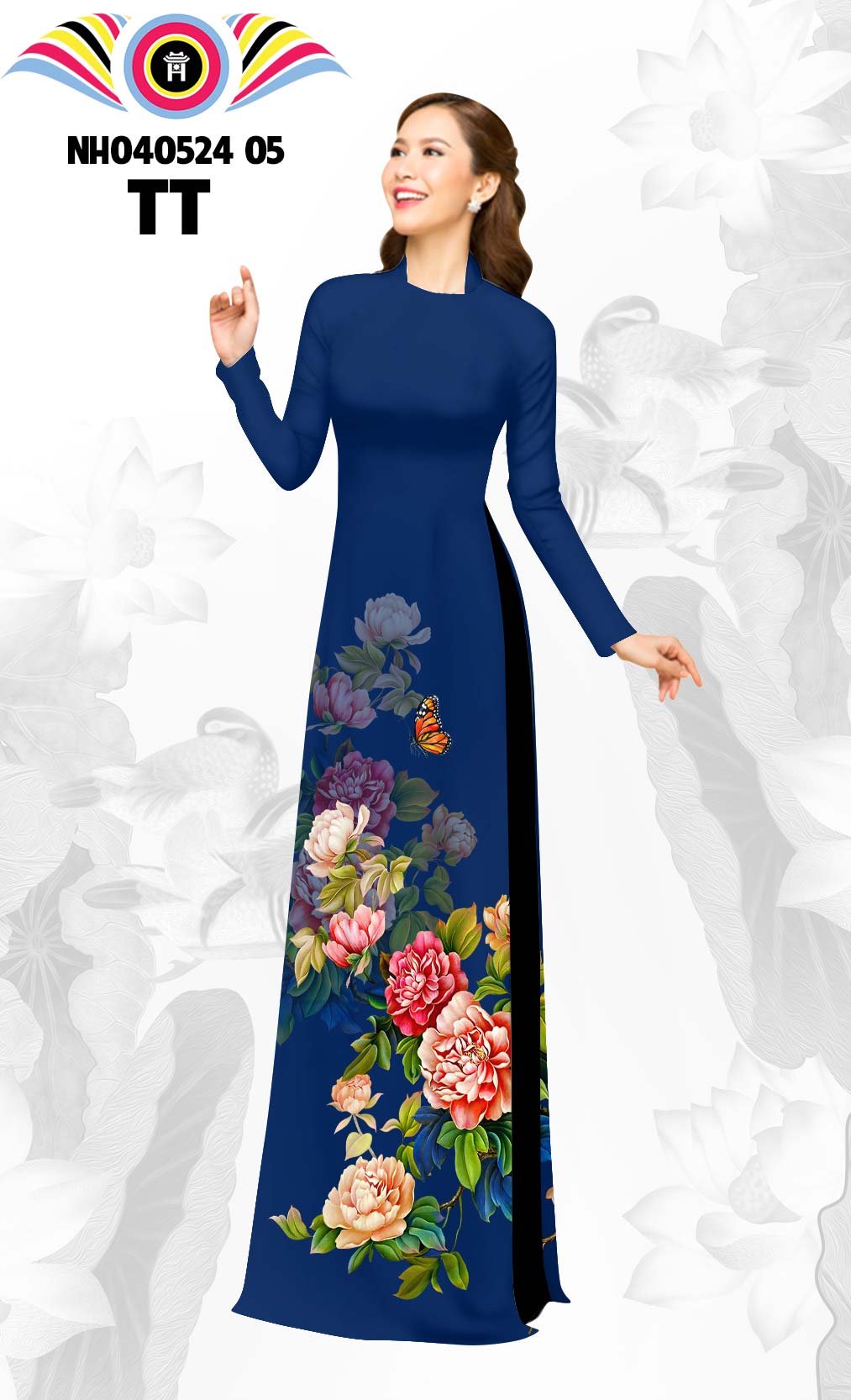 3D Printed Ao Dai Women - Vietnamese Long Dress Ao Dai - Áo Dài Bộ