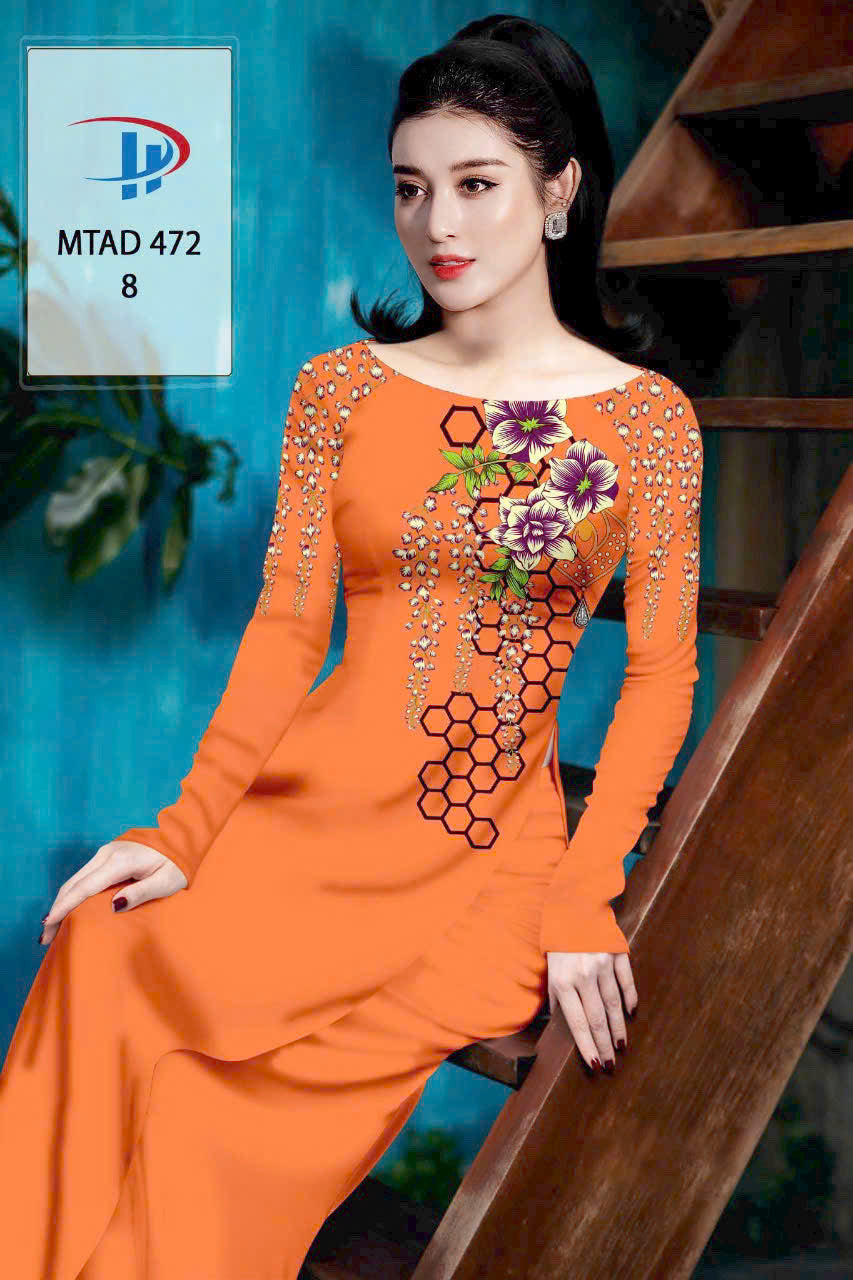 Vietnamese Traditional Ao Dai For Women | 3D Printed Ao Dai Dress