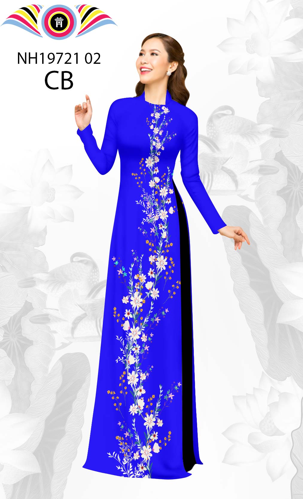 3D Printed Ao Dai Women - Vietnamese Long Dress Ao Dai- Áo Dài Bộ